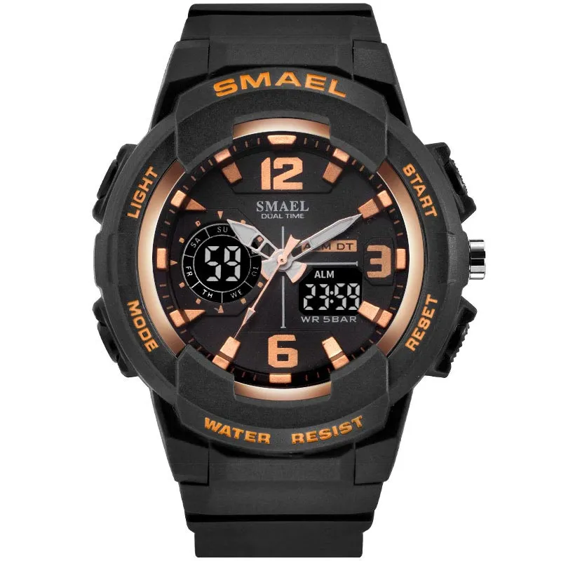 Smael Kids Digital Watches Boys Clock Mężczyźni sport Watch Waterproof Kids LED Display Relogio1643 Zegarki dla dziewcząt Digital257V