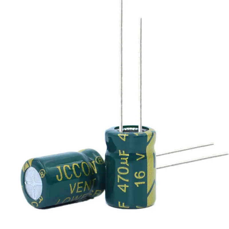 16v470uf Jccon Condensateur électrolytique en aluminium Volume 8x12 Puissance de commutation