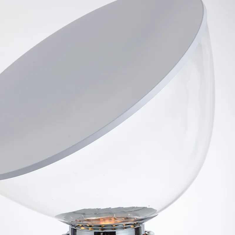 Italien designer radar bordslampor för sovrummet sänglampa modernt vardagsrum el aluminium stativ glas skugga studie skrivbord lampa287a