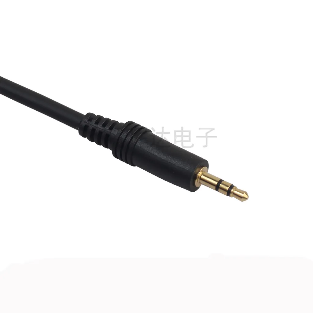 Adaptador banhado a ouro DC 3,5 mm para conector Canon macho para macho para misturadores e microfone de guitarra 3M