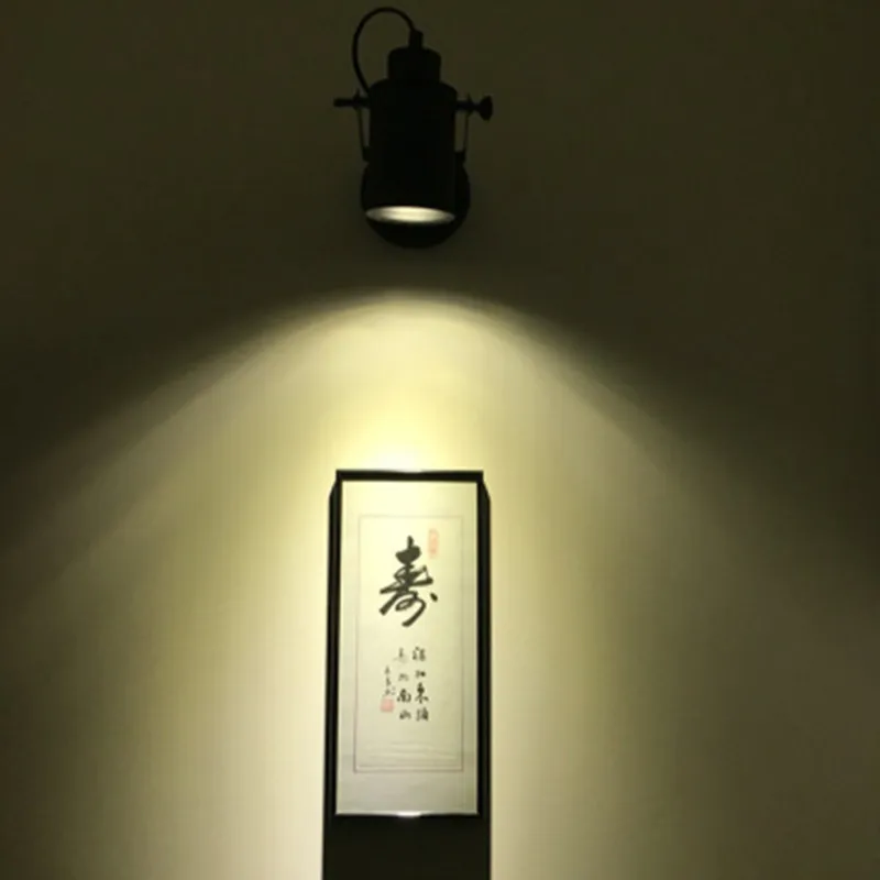 Lampy ścienne Vintage Industrial Style Light Lights do domu Loft Decor Lampa ścienna do baru w łazience sypialnia retro oświetlenie kinkietowe L308N