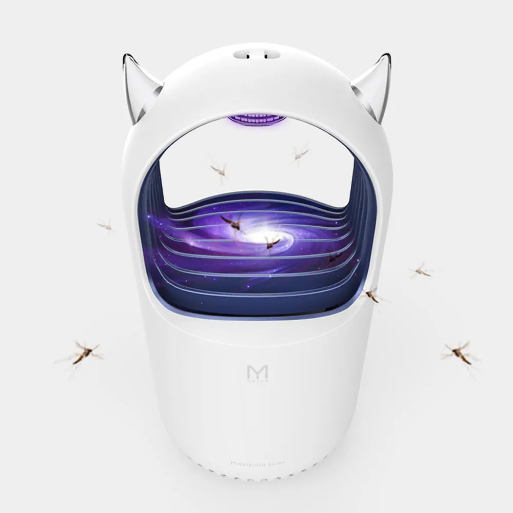 BRELONG Little Devil Mosquito Light Purple Light Wave Бесшумный без излучения Убийца комаров Escape Night Light White300E