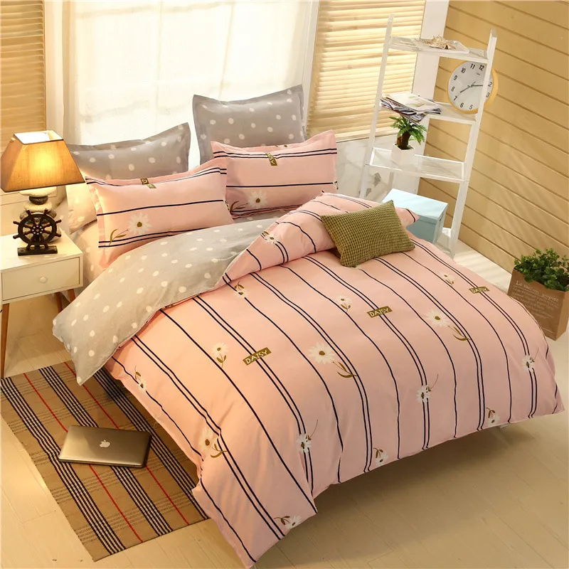 100 algodão verão ar condicionado fresco colcha fina confortável rosa breve impressão casa têxtil edredons 7567424