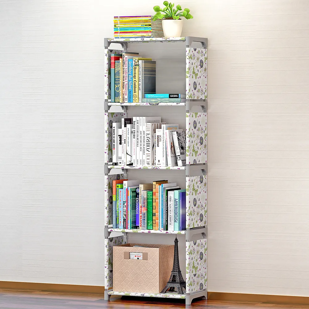 3Shelf-Bücherregal, Bücherregale, 4Shelf-Bücherregal, Aufbewahrungsbehälter, Bücher-Ausstellungsregal, Organizer, 5Shelf-Aufbewahrungsregale, T20031929113453