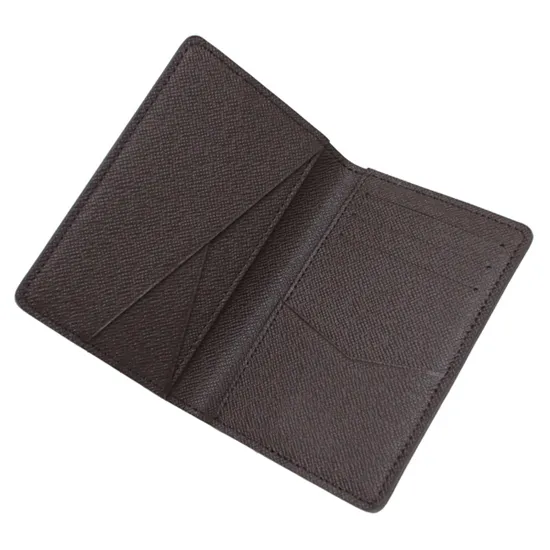 Ausgezeichnete Qualitätskarte Kartenhalter für Taschenkarten in Echtzeit echter Leder -Brieftaschen M60502 Herrenbeutel N63145 N63144 Geldbörse ID BIFOLD Wallet232B