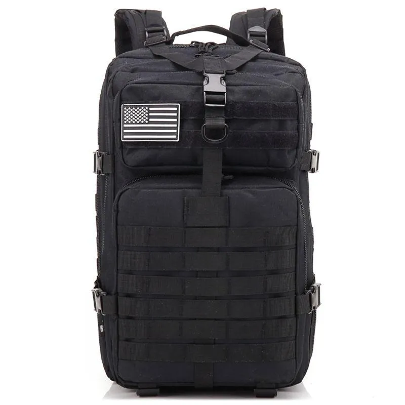 Designer-Icon 34L Taktik Saldırı Paketi Sırt Çantası Molle Molle Su Geçirmez Böcek Out Çanta Açık Yürüyüş Kampı Hunti321Q