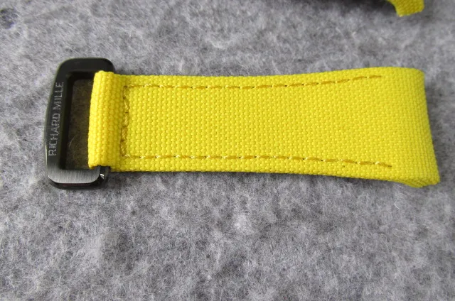 Tyg Nylon Canvas Strap Band Armband Accessory för RM35-01 RM27 RM011 RM55 RM53 RM035-01 RM67 RAFAEL NADAL NTPT MEN Titta på WRIST192G