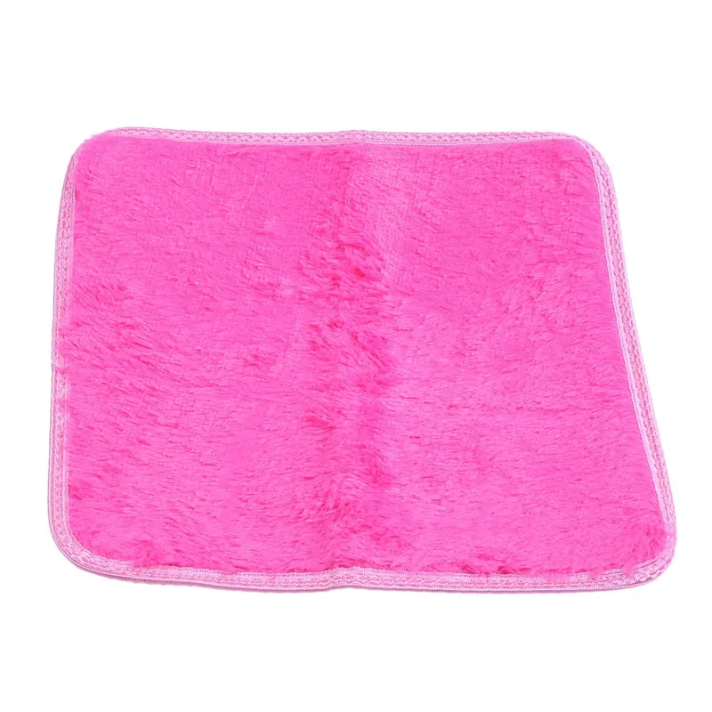 Accueil Tapis Salon Chambre Tapis Peluche Rose rouge 40*40cm