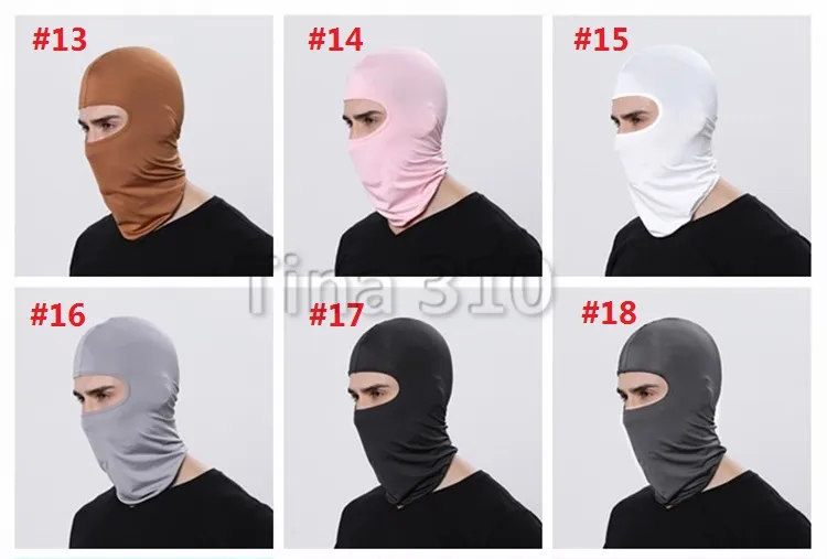 16 diferentes bandanas esportes ao ar livre ciclismo de máscara à prova de areia máscara de máscara de esqui de máscara de máscara de esqui à prova de vento T3i5188