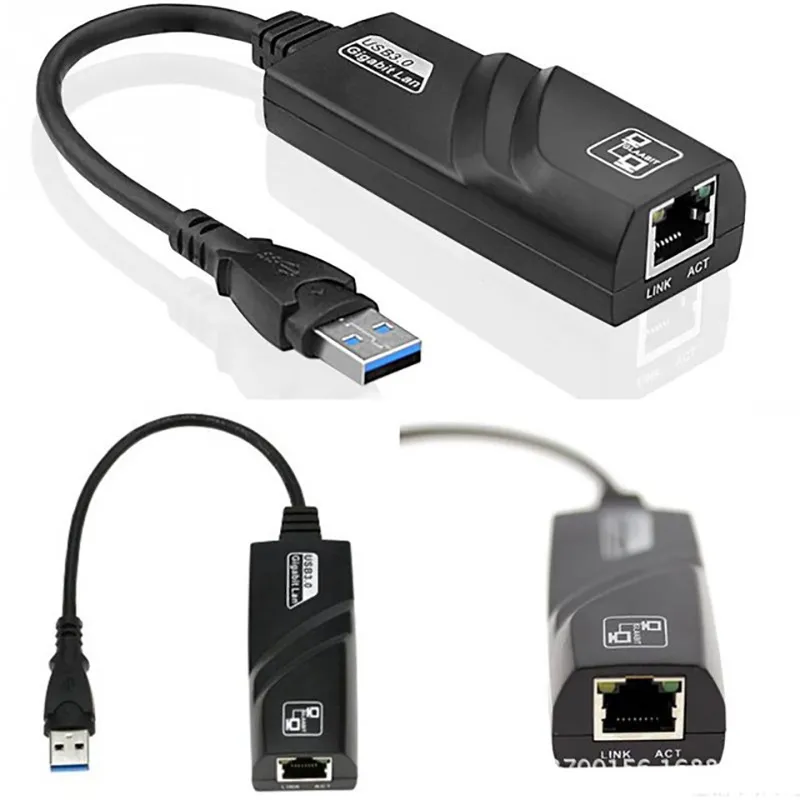 Hot Sale USB 3.0 To Fast Ethernet LAN RJ45 Network Cable Card Adapter 28cm 10 Mbps of 100 Mbps Network voor Mac voor Win7 voor Laptop / Up