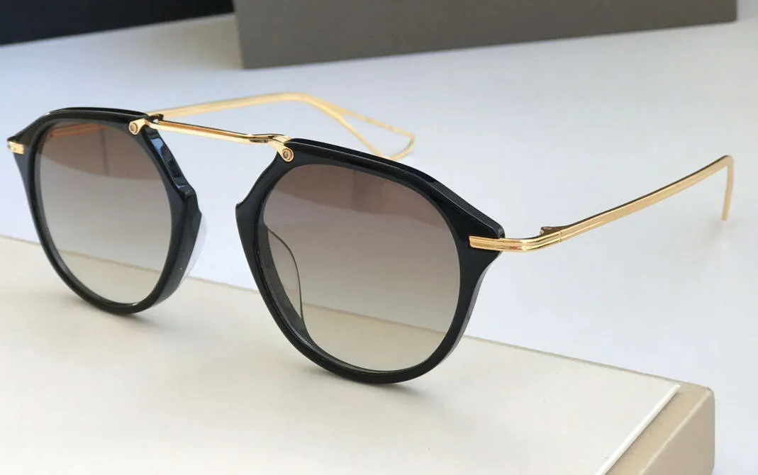 نظارة شمسية مستديرة السلحفاة العدسة الزرقاء 119 ظلال Occhiali da SOLE SOLESX Sunglasses جديدة مع Box230V