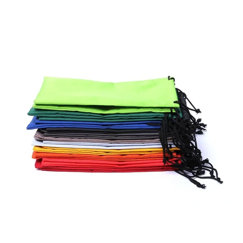 Promotion cheap Colorful Waterproof Dustproof Cloth Sunglasses Pouch Soft Eyeglasses Bag Glasses Phone Case Storage Bag254D