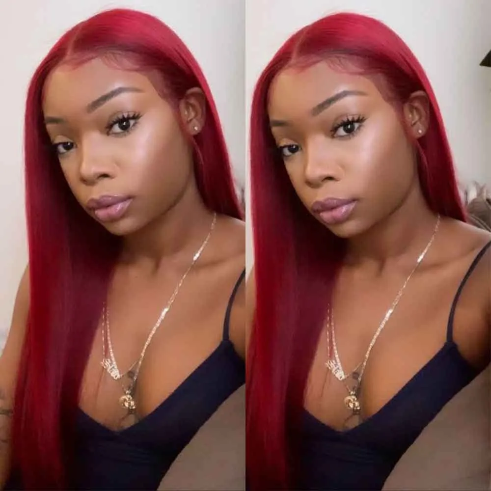 High quality red top wig