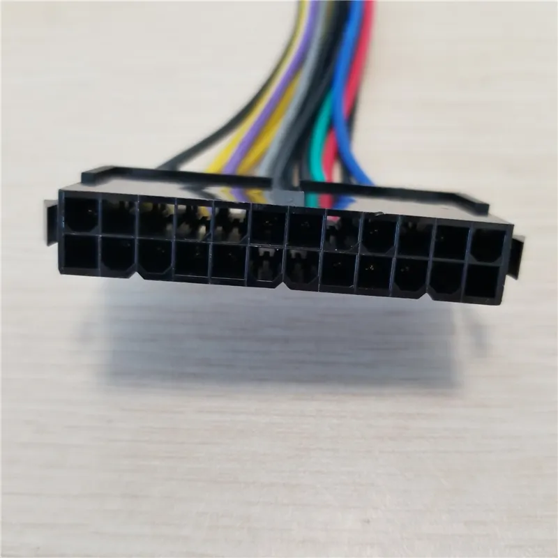 PC DIY ATX 24PIN 24P till 14PIN 14P Strömförsörjning Kabelkabel 18Awg -tråd för Lenovo Q77 B75 A75 Q75 Moderbrädan Mainboard 30cm