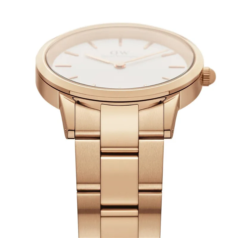 Super wysokiej jakości nowy luksusowy kwarcowy wgaś 316L stalowa dama nowa moda kryształowy zegar 32 mm dial dziewczyna Montre femme z box231c