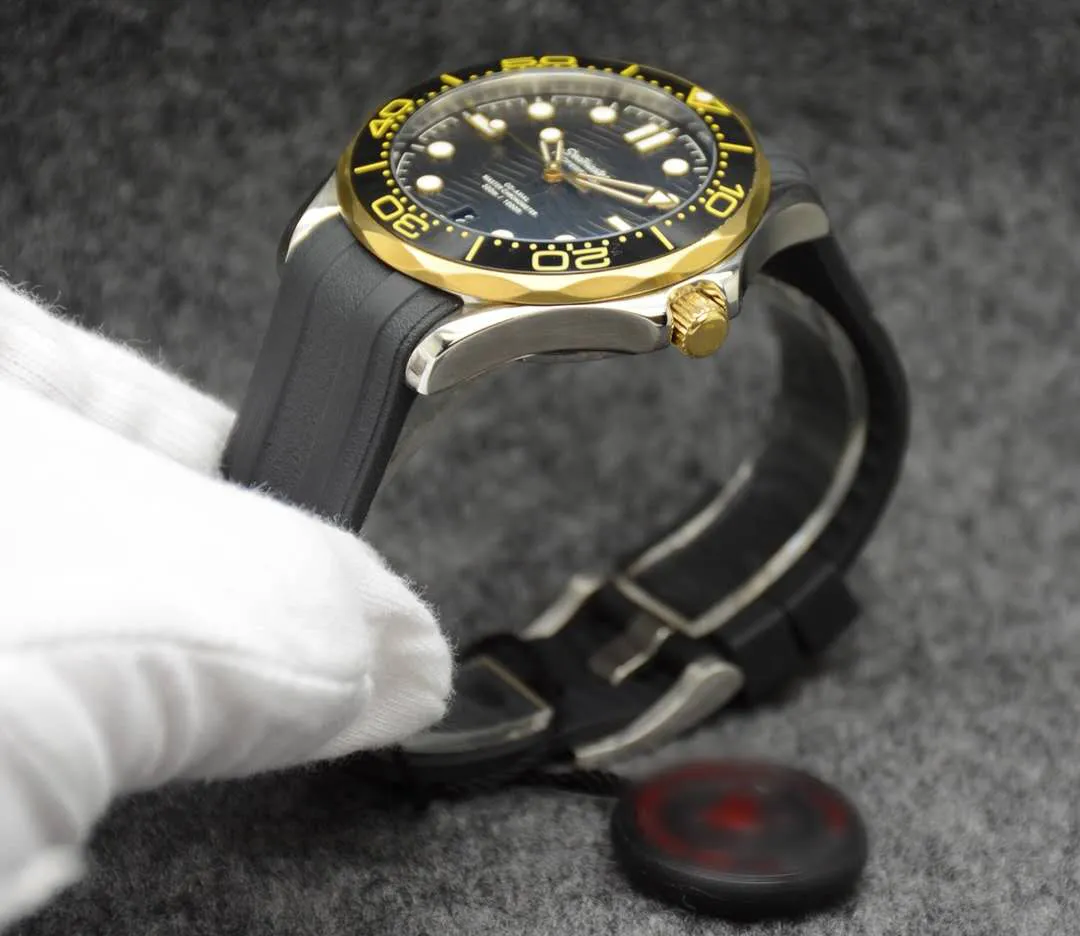 3a Mens For Professional Sea Watch Automatic Movement Ocean Diver 42mm Ceramic Bezel Master Designer Rubber Watches338l