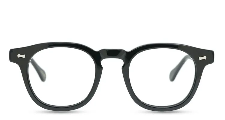 Cadre de lunettes de créateur de marque Round Myopia Eyewear Optical Lunes rétro Lunettes de lecture American Men Femmes Spectacle Frames2510