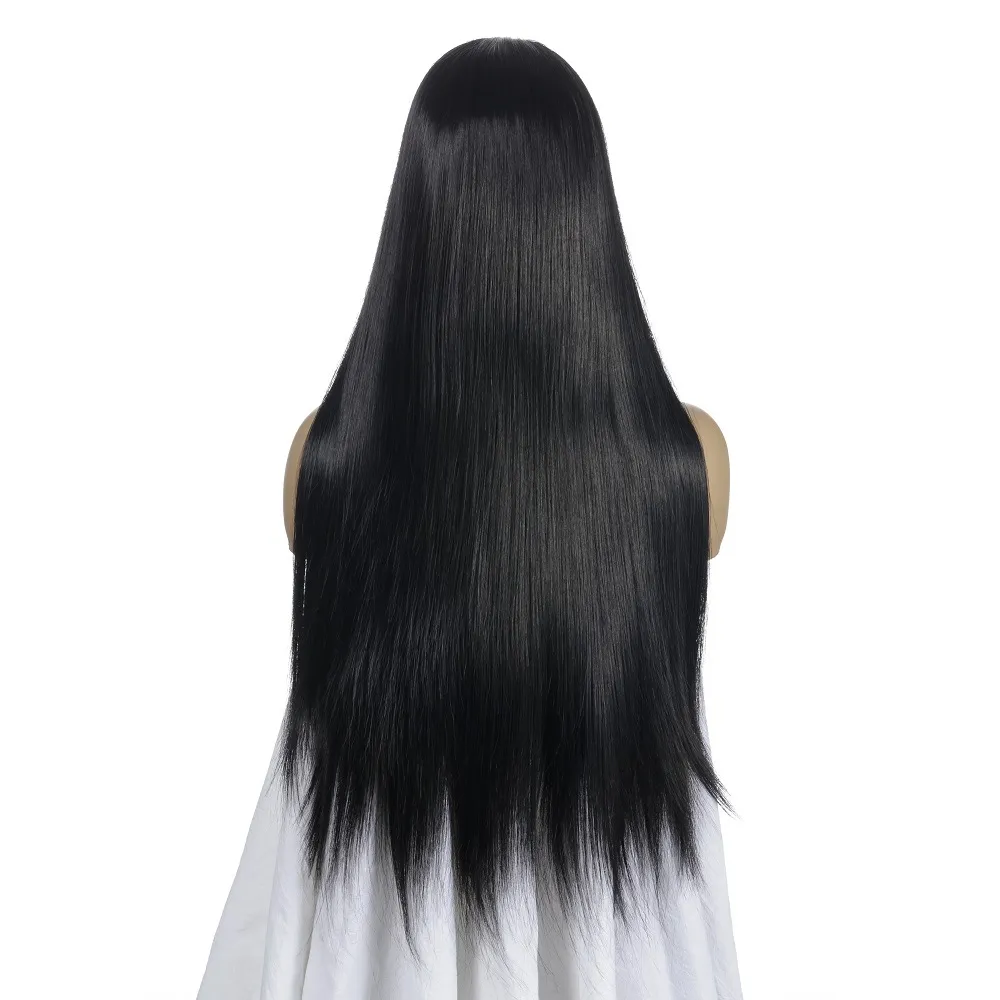 Amazon som säljer peruk Europeiska och amerikanska frontspets kvinnor039 -talet långt rakt hår.