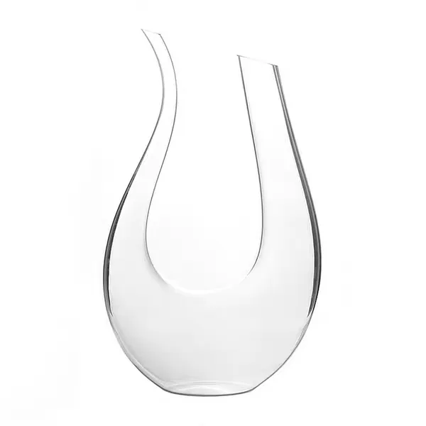 Decanter vino domestico Caraffa sfiato vino in vetro cristallo Caraffa aeratore vino soffiato a mano al 100% Accessori aeratore vino con base larga276N