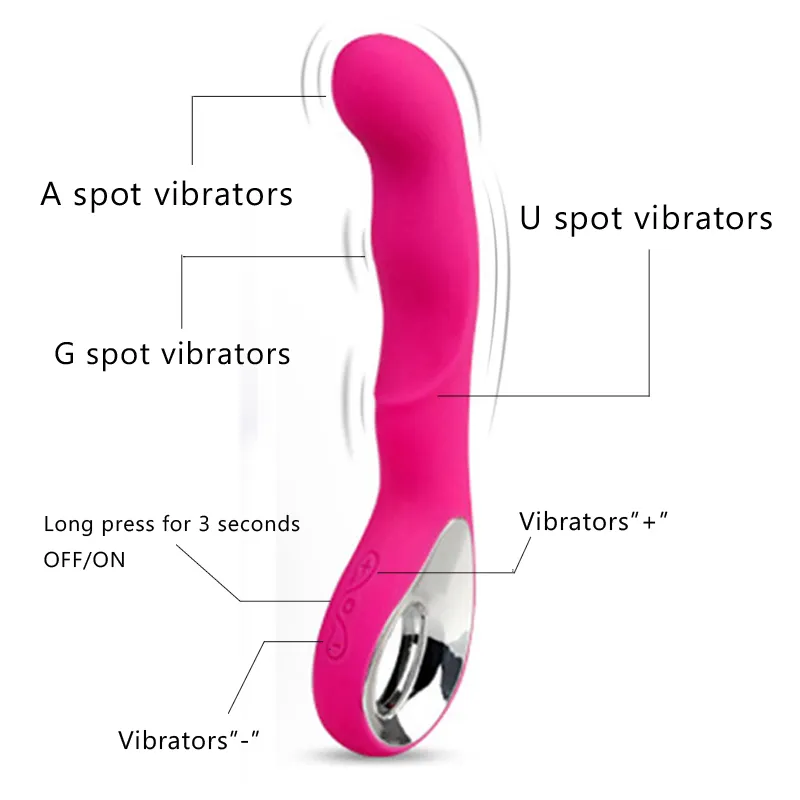 Sexleksak för kvinnor USB -laddningsbar kvinnlig onani vibrator klitoris och g spot orgasm spruta massager av vibrerande stick dildo y3845186