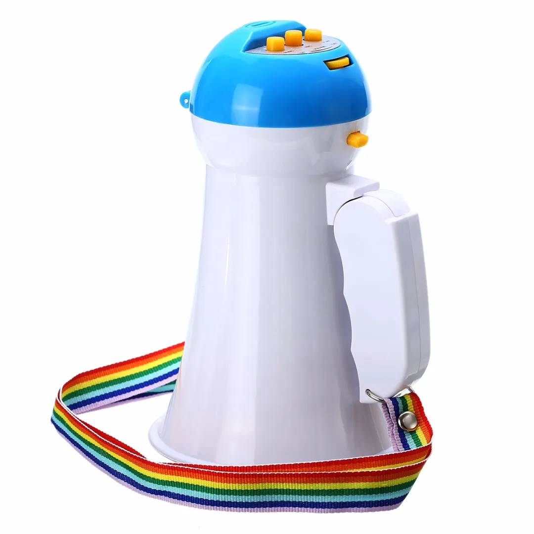 Mini Foldable Megaphone 5W Handheld Microphone Horn Bull Loud Speaker Amplifier Bullhorn Durable Tools for Guider Teacher