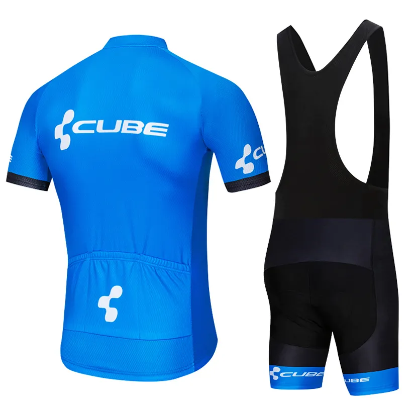 Maillot de cyclisme ensemble 2020 Pro TEAM CUBE vêtements de cyclisme Menwomen été respirant vtt vélo maillot cuissard kit Ropa Ciclismo1307411