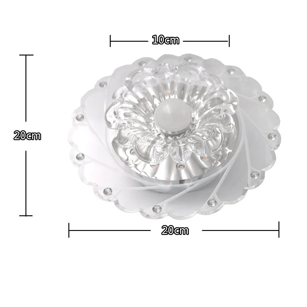 Neue Kristall-Gangleuchte, moderne Kristall-LED-Deckenleuchte, Gang-Flur-Pendelleuchte, Kronleuchter, runde Öffnung, bunte Decke 7908776