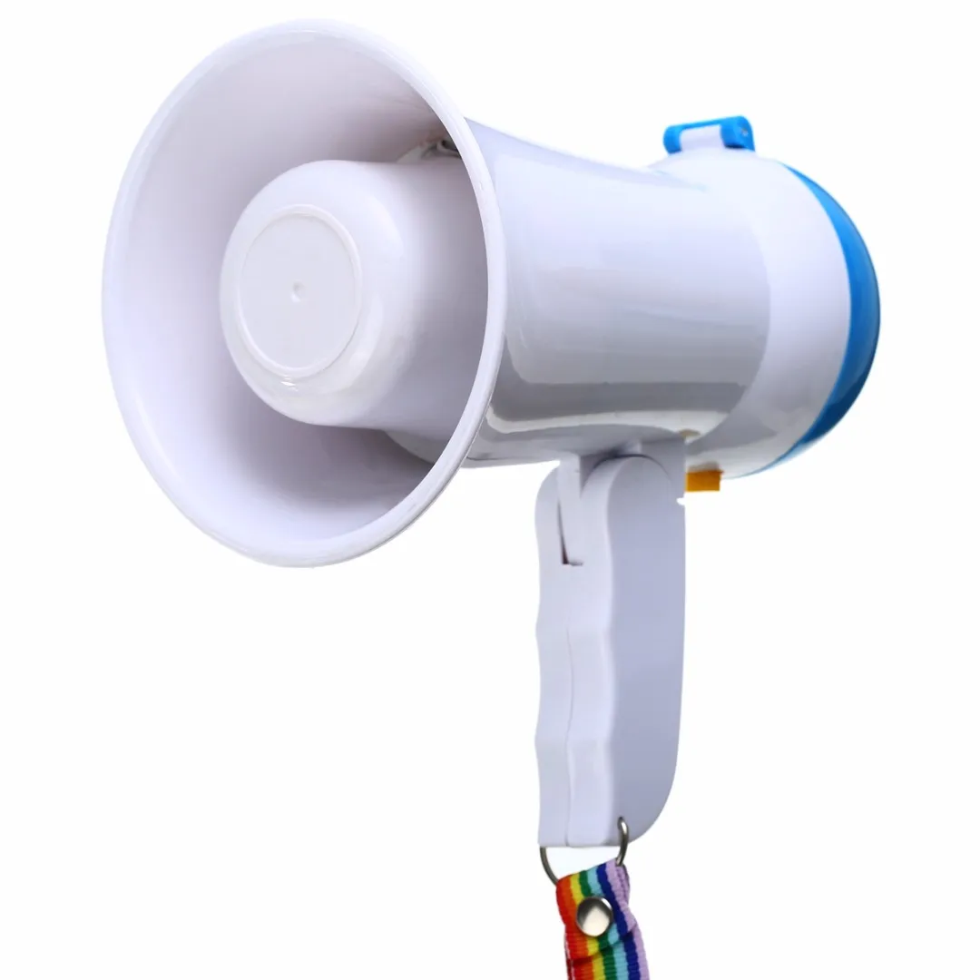 Mini Foldable Megaphone 5W Handheld Microphone Horn Bull Loud Speaker Amplifier Bullhorn Durable Tools for Guider Teacher