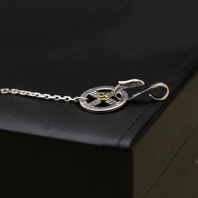 Collier aigle de 2mm, chaîne en argent 100% véritable 925, pendentif Vintage à la mode pour femmes et hommes, bijoux de marque japonaise Goro Takahashi G26 J1307T
