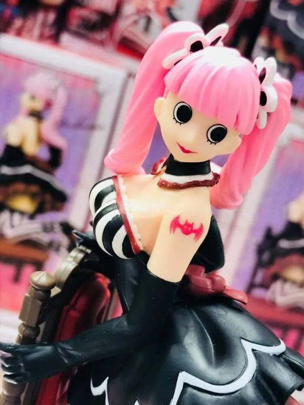 Een stuk Perona Perhona Girly Girls Action Figure beeldje Japan anime model D19 Y200421248Q2064175