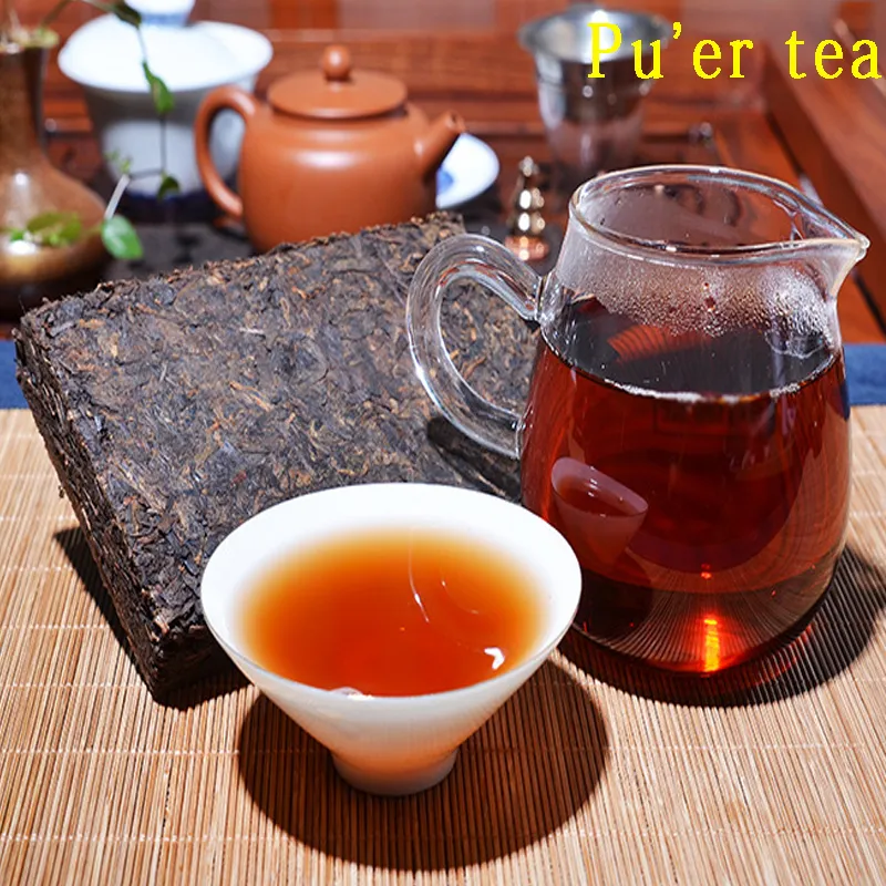 The Oldest Puer Tea Chinese Yunnan Old Ripe Puer 250g China Tea Health Care Pu'er Tea Brick Puerh good