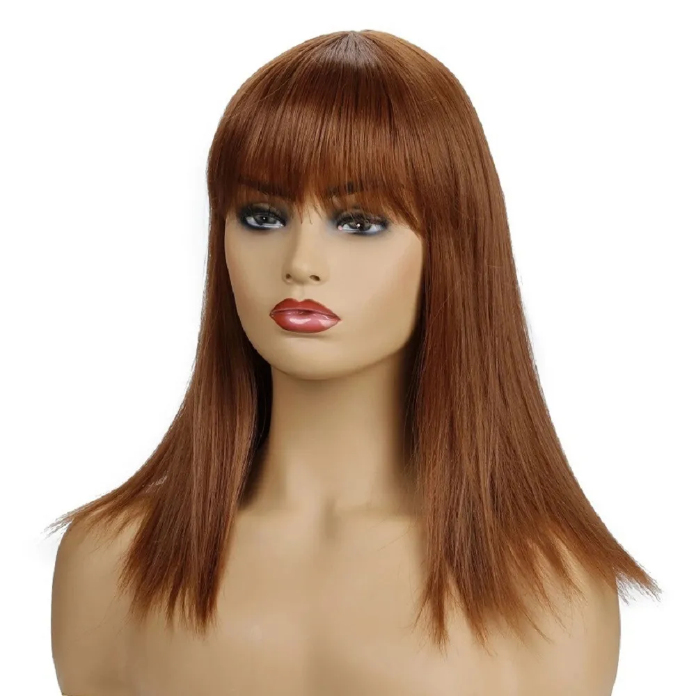 2020 New European and American Wig Amazon Hot Selling Women's Fashion High Temperature Silk Wig Headgear