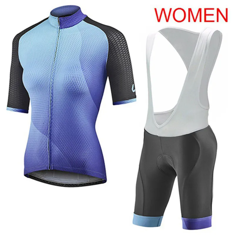 LIV CCC Takımı Bayan Bisiklet Jersey Bisiklet Giyim Yaz Nefes Kısa Kollu Bisiklet Gömlek Önlüğü Şort Takım Elbise Spor Üniforma Y21031814