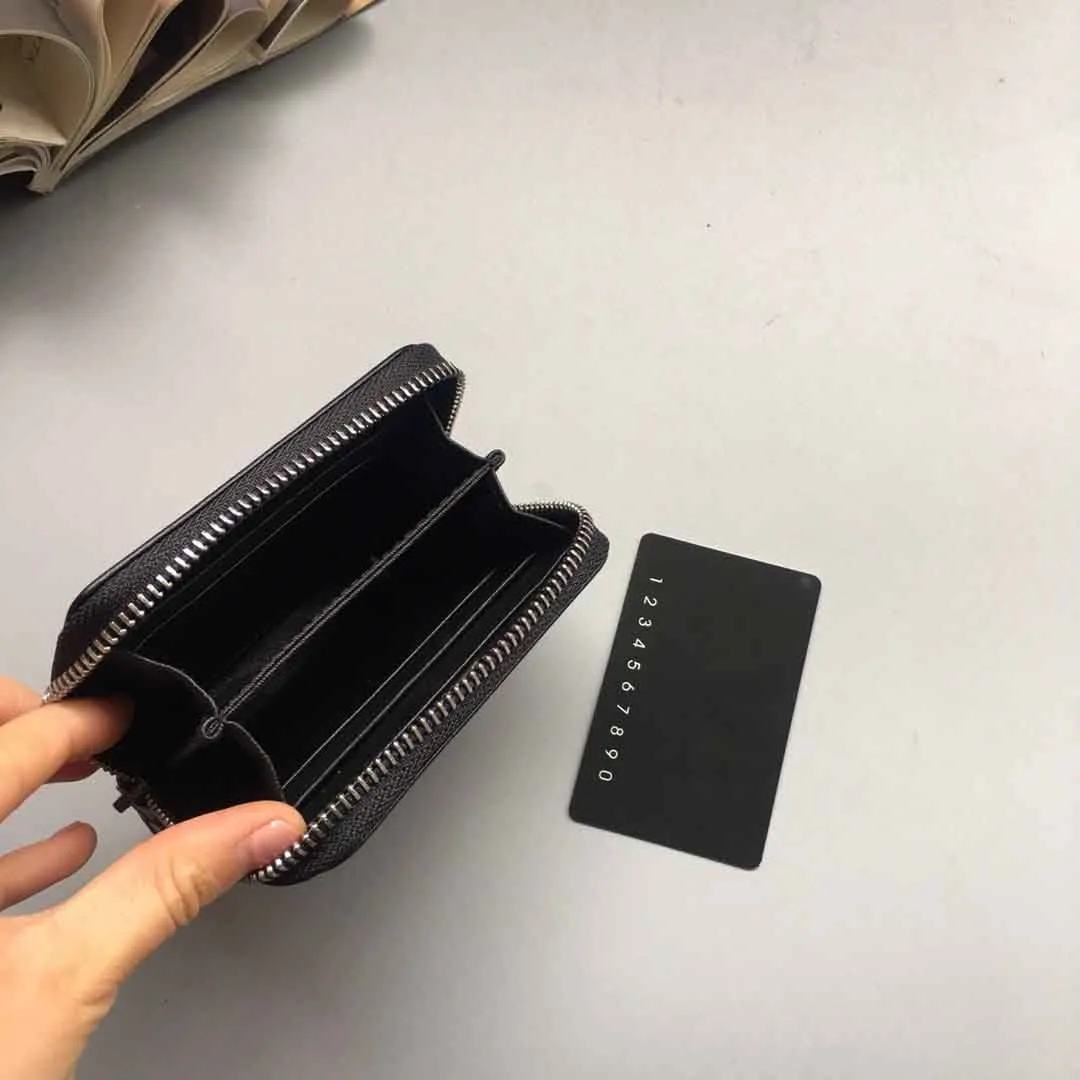 Merk zippy dames portemonnee creditcard empreinte portefeuilles voor mannen korte koppelingszak dame damier pocket dames portemonnees met originele2586