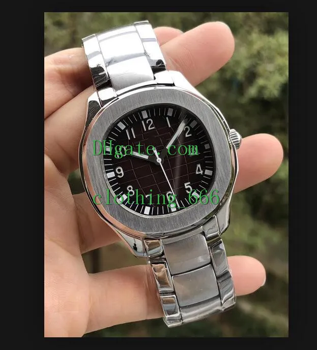 7 estilo relógio masculino aquanaut 5167 1a-001 gradiente dial 40mm relógios de pulso mecânicos automáticos safira aço designer249m