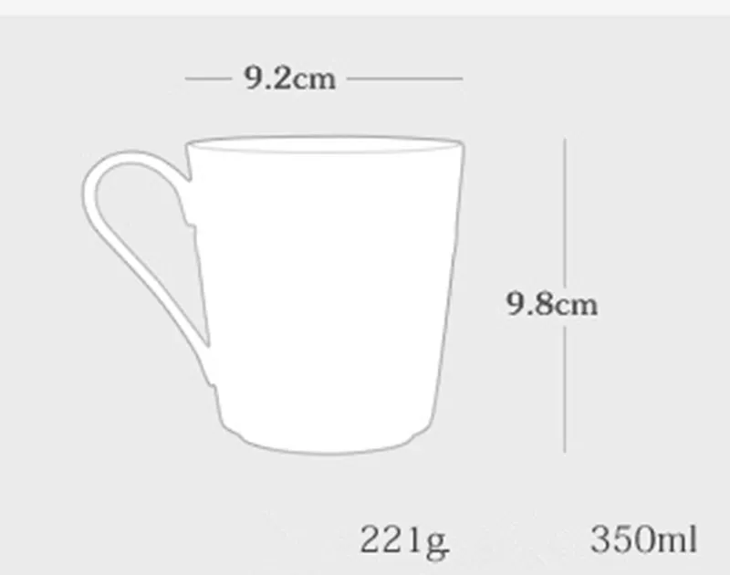 エンボス加工ボウノットマグブルーピンクカラーボーンチャイナマグカップとカップ350ml白い磁器コーヒーマグ