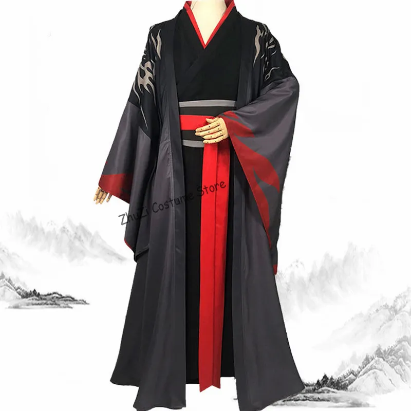 Çin anime mo dao zu shi cosplay wei wuxian genç lan wangji jiang cheng wen ning dao mo shi cosplay costume27529495646