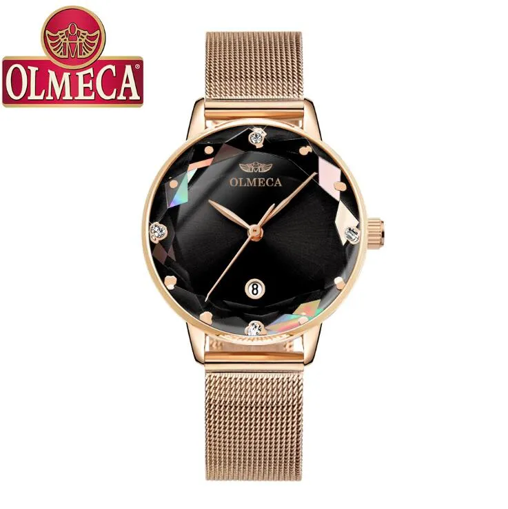Nieuwe Eenvoudige Mode Horloge Dames Dame Horloge Schattig Quartz Ins Stijl Ultradunne 10 Mm Roestvrij Staal 30M Waterdicht2501