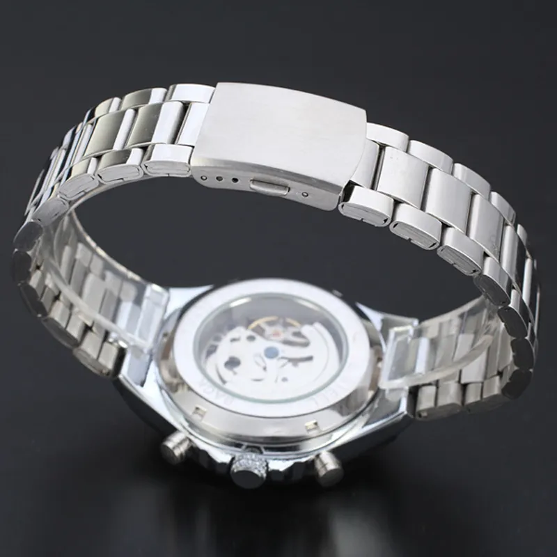 Vencedor Novo Número Design Sport Bezel Golden Watch Mens Watches Top Brand Luxury Montre Homme Clock Men Skeleton Automatic Watch J13957257
