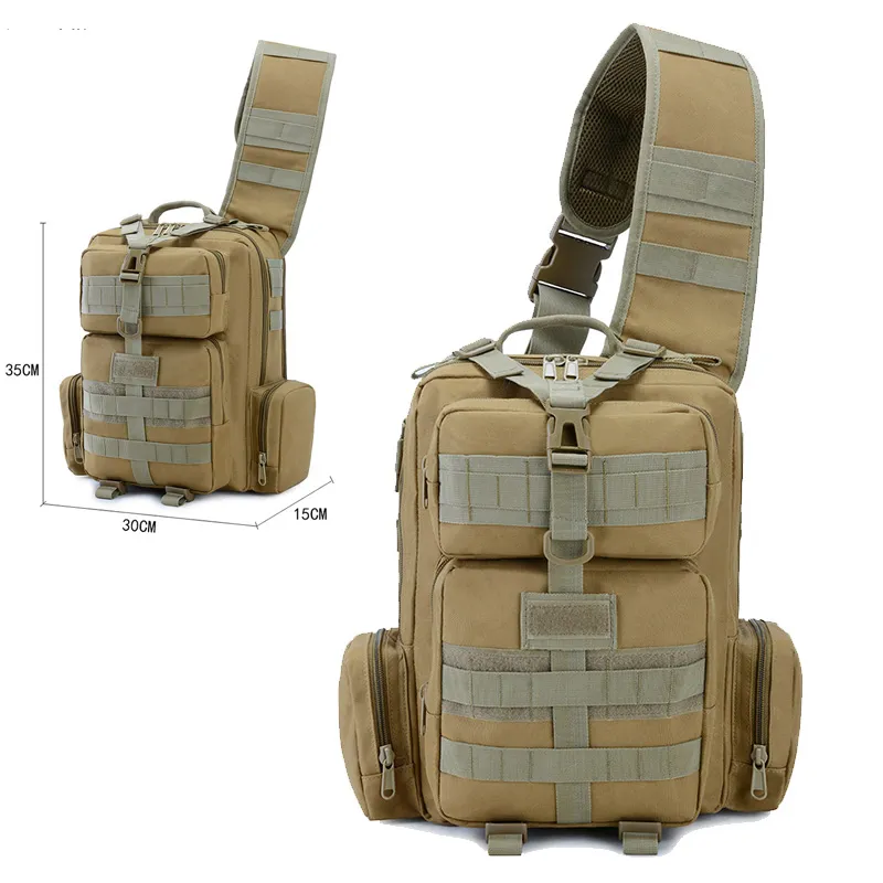 Oudoor Sports Tactical Molle 7L Chest Bag Pack Mochila Asalto Combate Camuflaje Versipack NO11-113