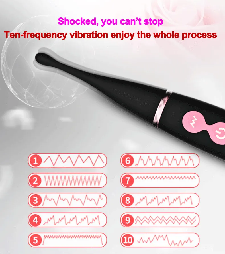 Ultrasonic High Frequency Vibrators for Women Fast Scream Orgasm G Spot Clitoris Stimulator Clit Climax Nipple Massager Sex Toys MX191228