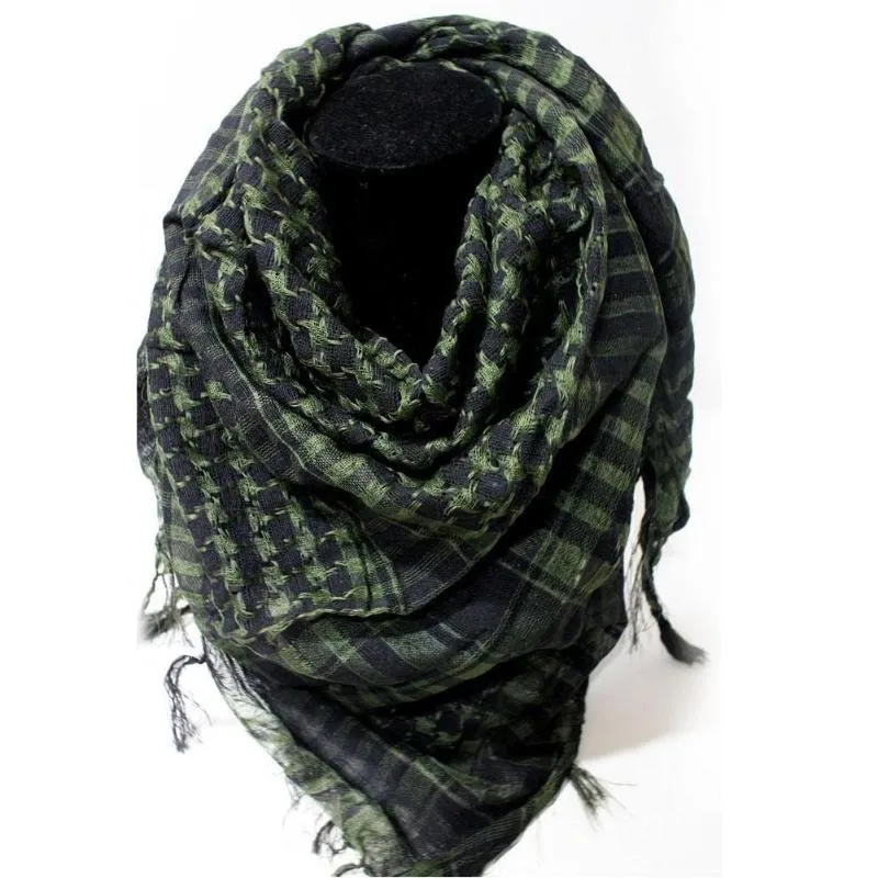 Haute qualité arabe Shemagh Keffiyeh tactique Palestine écharpe pour hommes châle Kafiya Wrap Shemagh écharpe mode Scarves1291E