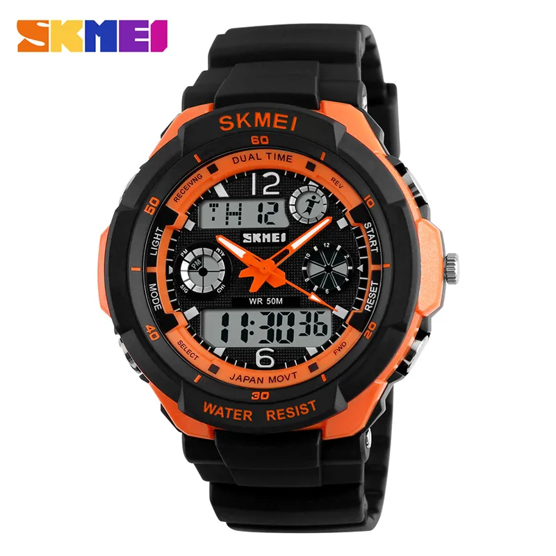 SKMEI enfants montres Anti-choc 5Bar étanche Sport de plein air enfants montres mode montre numérique Relogio Masculino 0931 1060269o