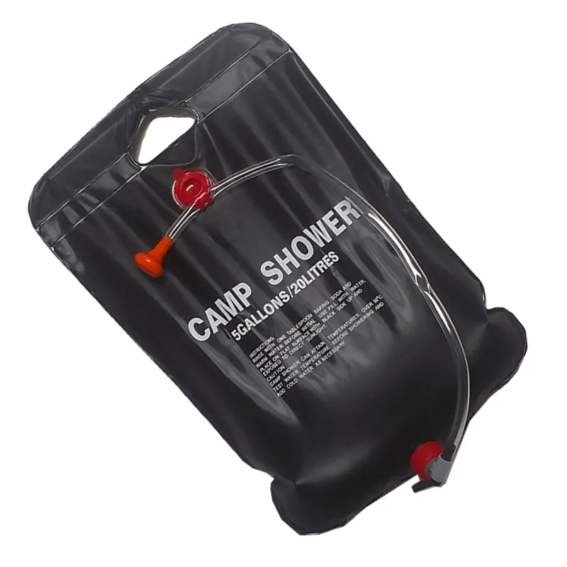 Sac de douche Solar Shower Camp 20 litres noir200K