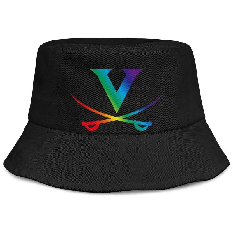 Fashion Virginia Cavaliers basketkamouflage logotyp unisex foldbar hink hatt själv klassisk fiskare strandvisor säljer skål5301340