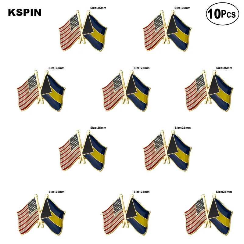 미국 스웨덴 옷깃 핀 플래그 배지 브로치 핀 배지 a lot2347450
