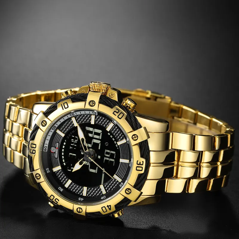 Top Brand Goldenhour Luxury maschile orologio orologio automatico orologio da polso militari digitali Relogio Masculino Dour322s