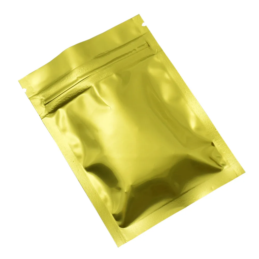 셀프 씰 지퍼 잠금 알루미늄 호일 가방 열 밀봉 가능한 mylar 호일 지퍼 패키지 패키