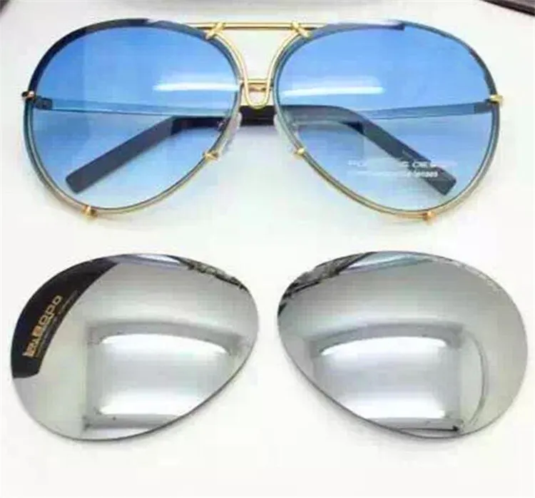 Luxury-New Brand Designer Sonnenbrille Retro Frameless Sun Gläses Vintage Punk Style Eyewear Top-Qualität UV400 Schutz mit Box231s