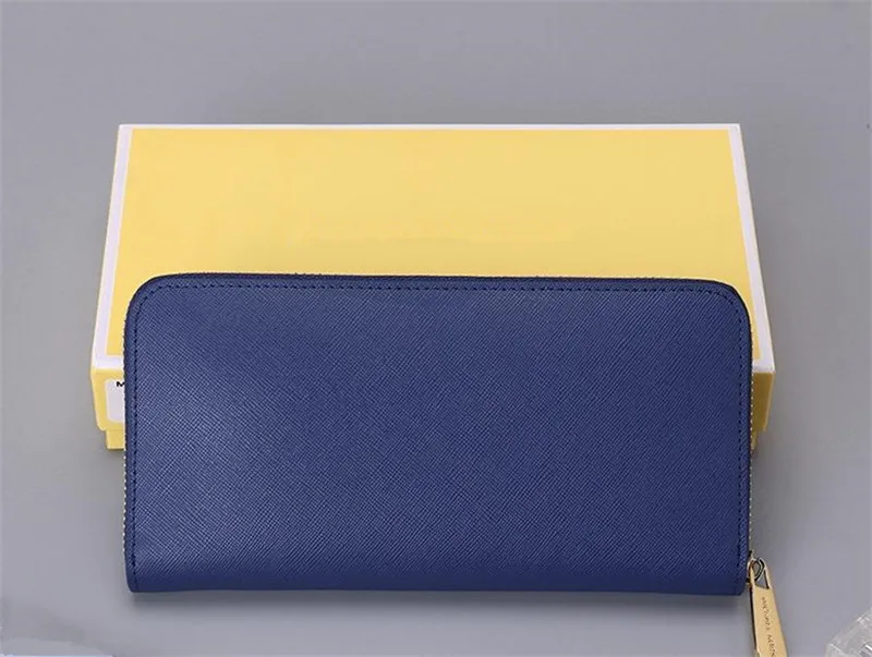 Famous Genuine leather Zipper Long Wallet High quality Famous big designers Clutch Women Handbag Shoulder Messenger bag Coin Purse3317